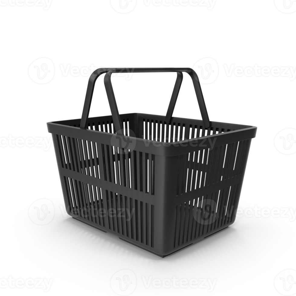 Black Shopping Basket, Retail, Grocery, and Market Essentials transparent background png