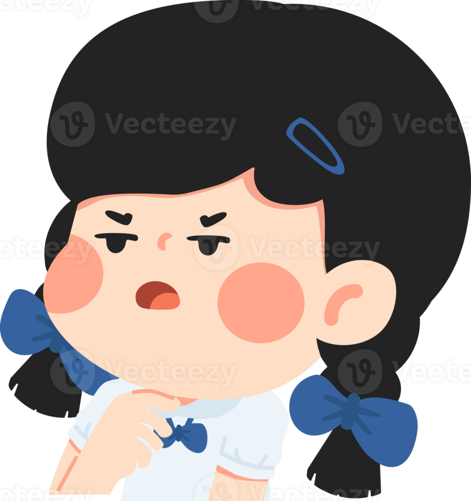 A girl with a cold is holding her hand to her mouth png