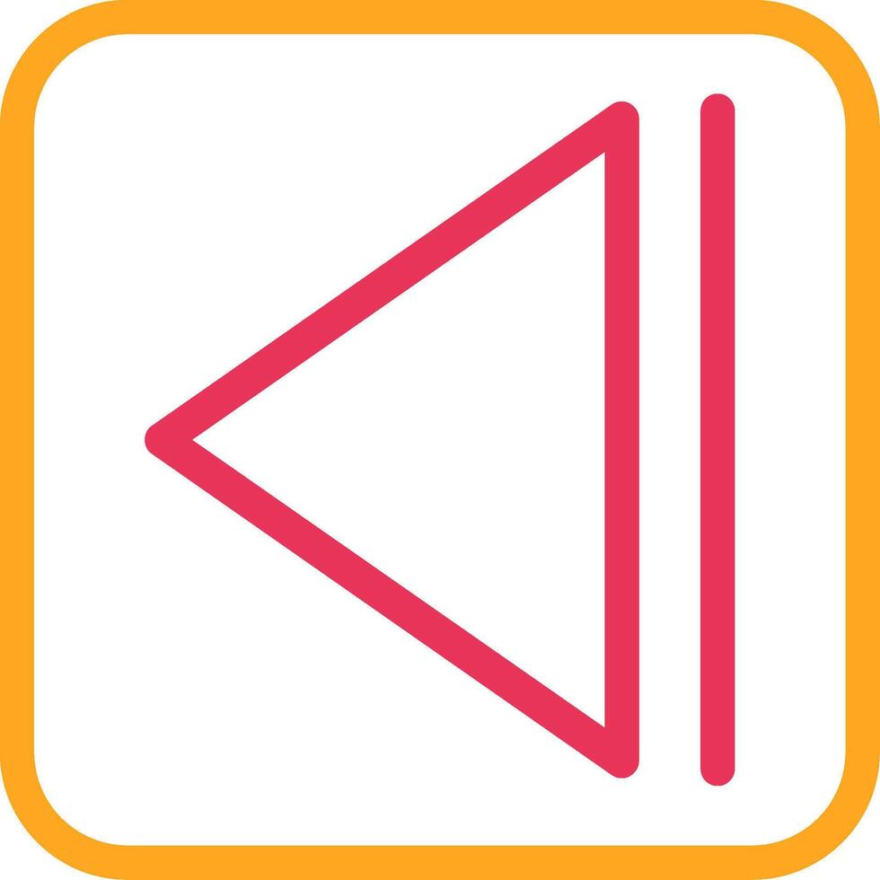 Rewind Icon Design vector