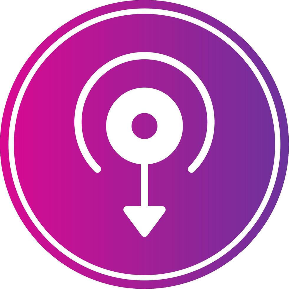 Down Arrow icon colorful design vector