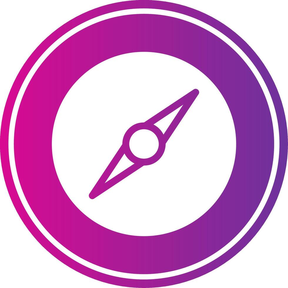 Compass Glyph Gradient vector