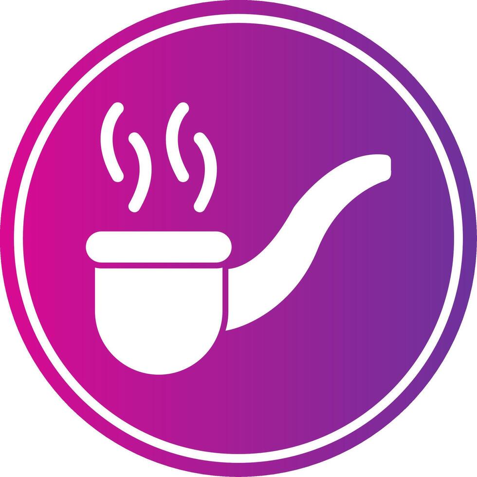 Pipe Glyph Gradient Circle vector