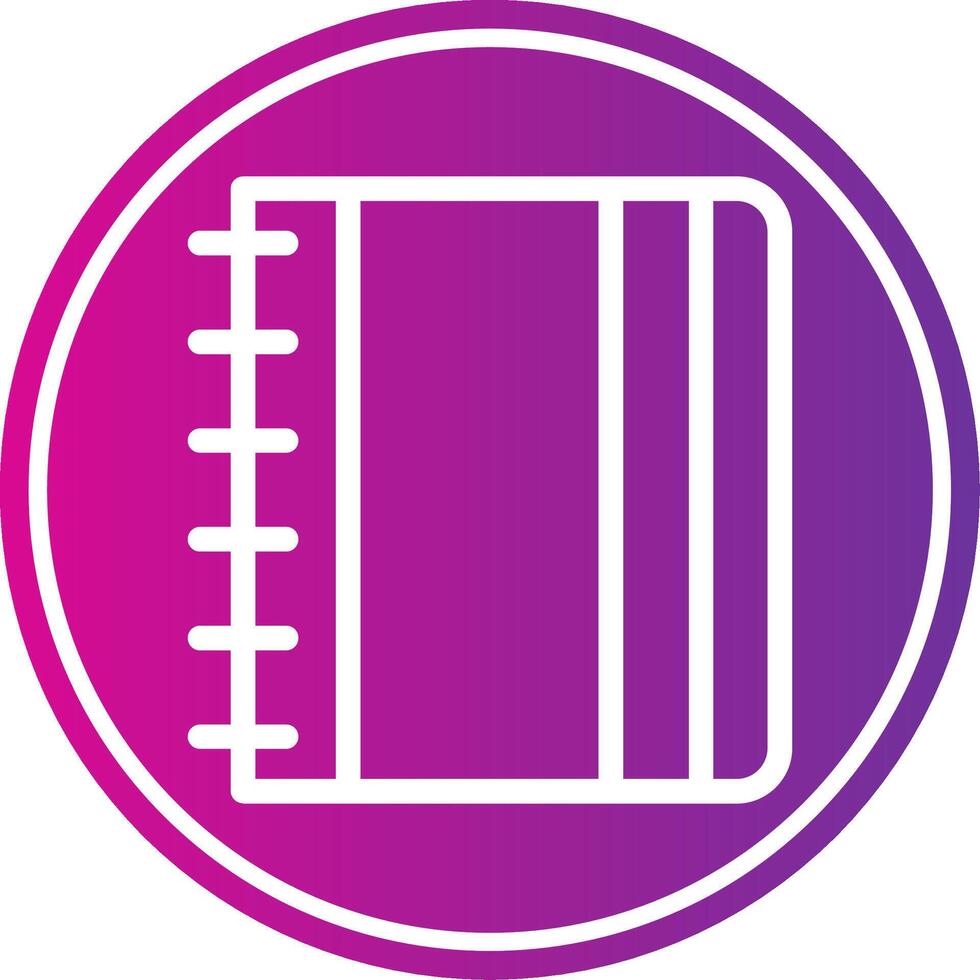 Contact Book Icon For Your Project vector