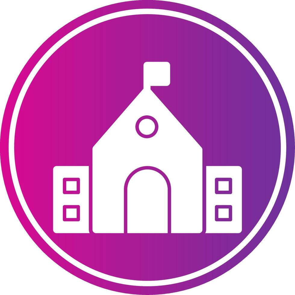 School Circle Gradient vector