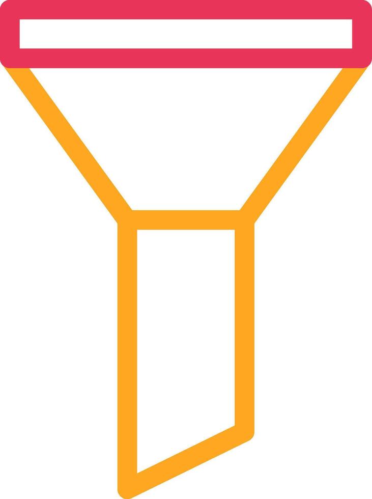 Filter red and yellow design vector