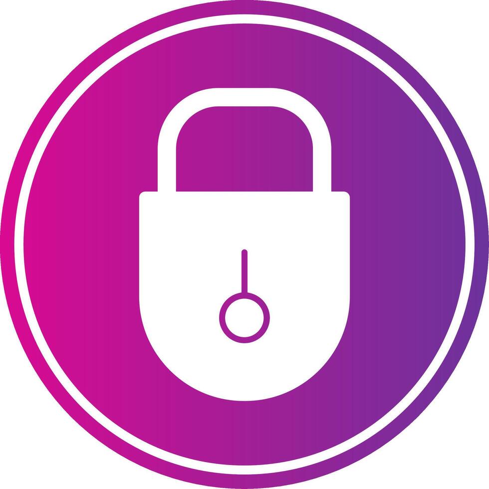 Lock icon colorful design vector