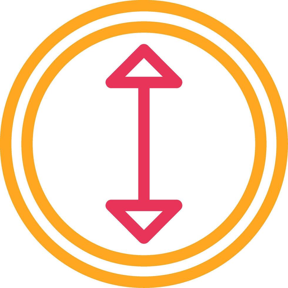 Direction Line Two Color vector
