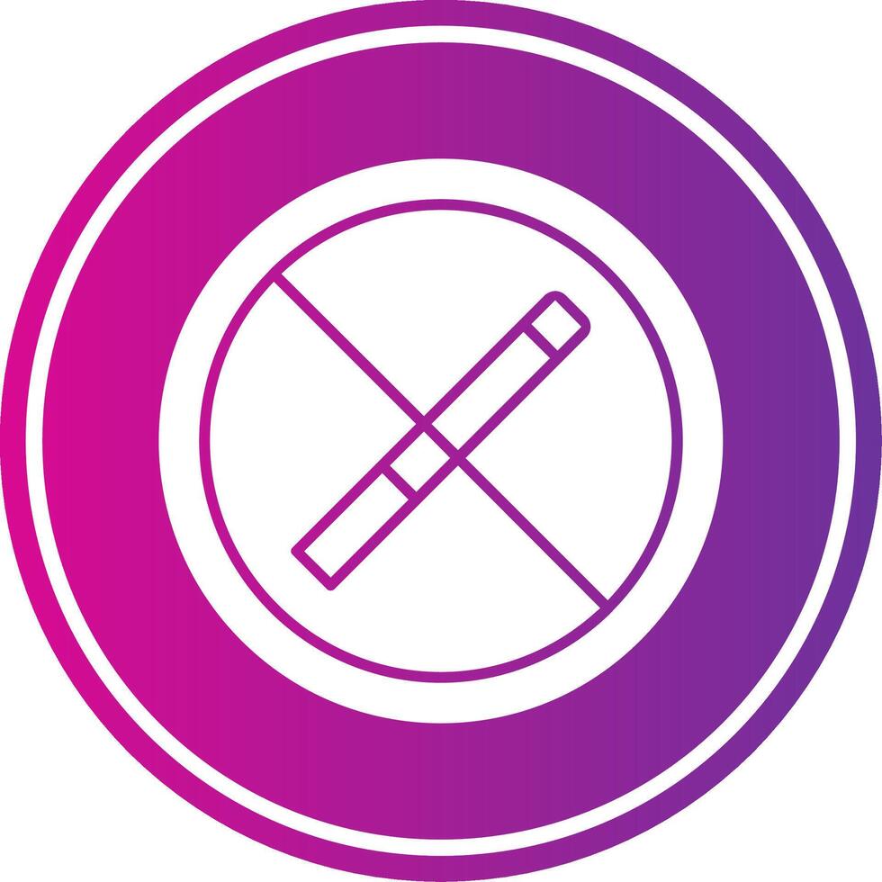 Quit Glyph Gradient Circle vector
