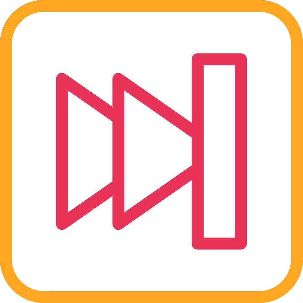 Skip Button Icon Design vector