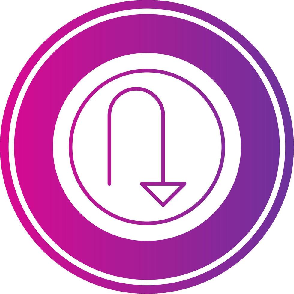 Down Arrow New Design Icon vector