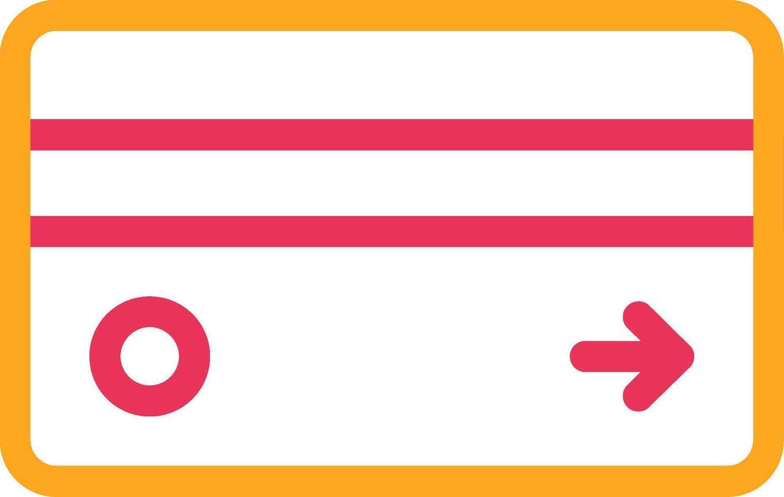 Card red and yellow design vector