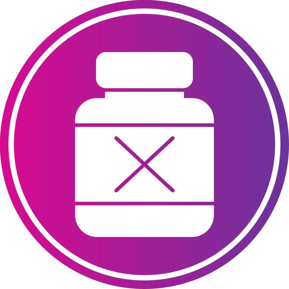 Poison Glyph Gradient Circle vector