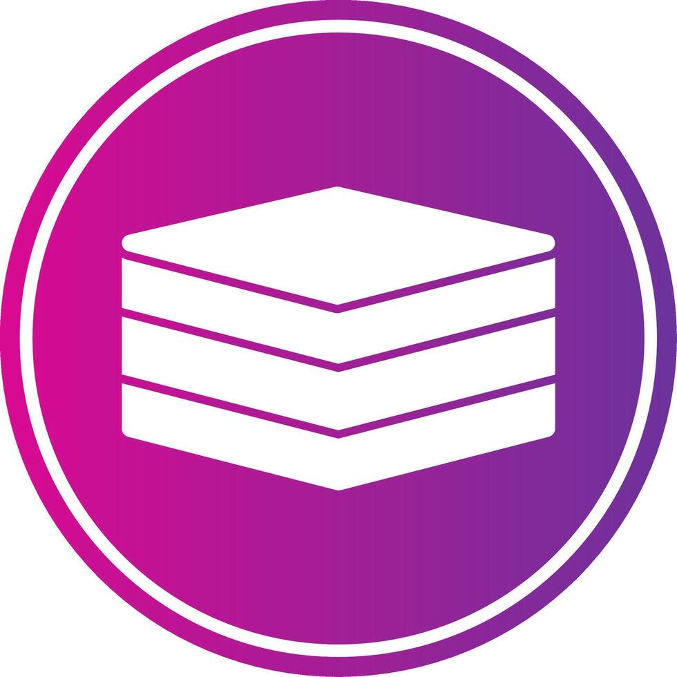 Parcel Glyph Circle vector
