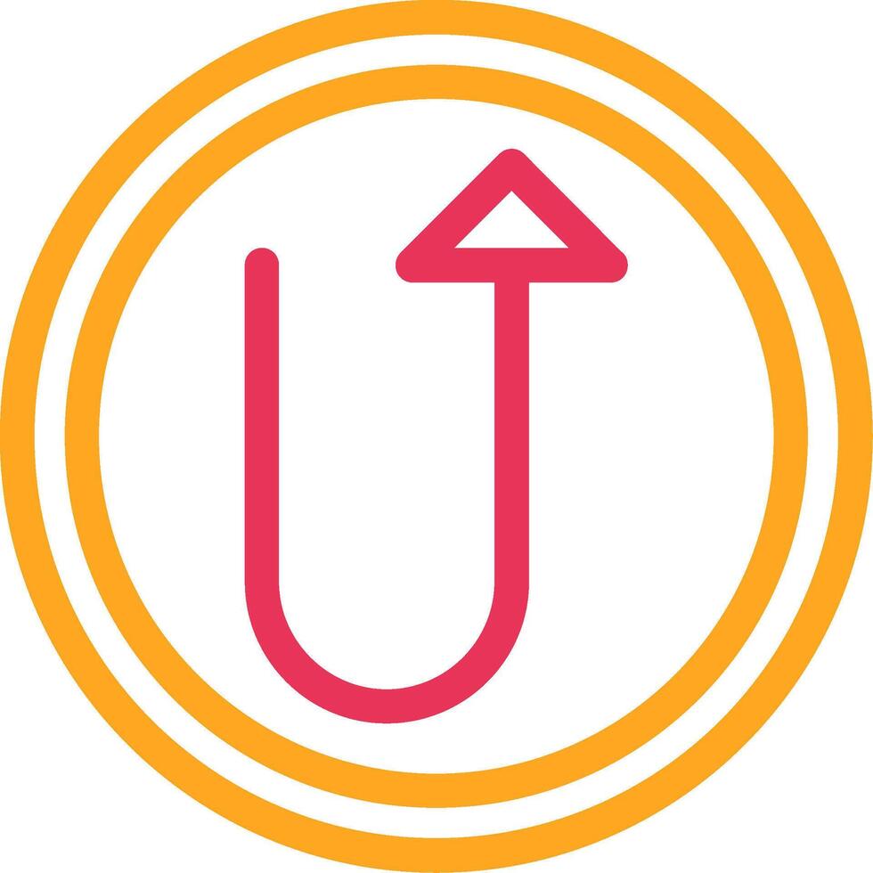 Up Arrow Line Two Color vector