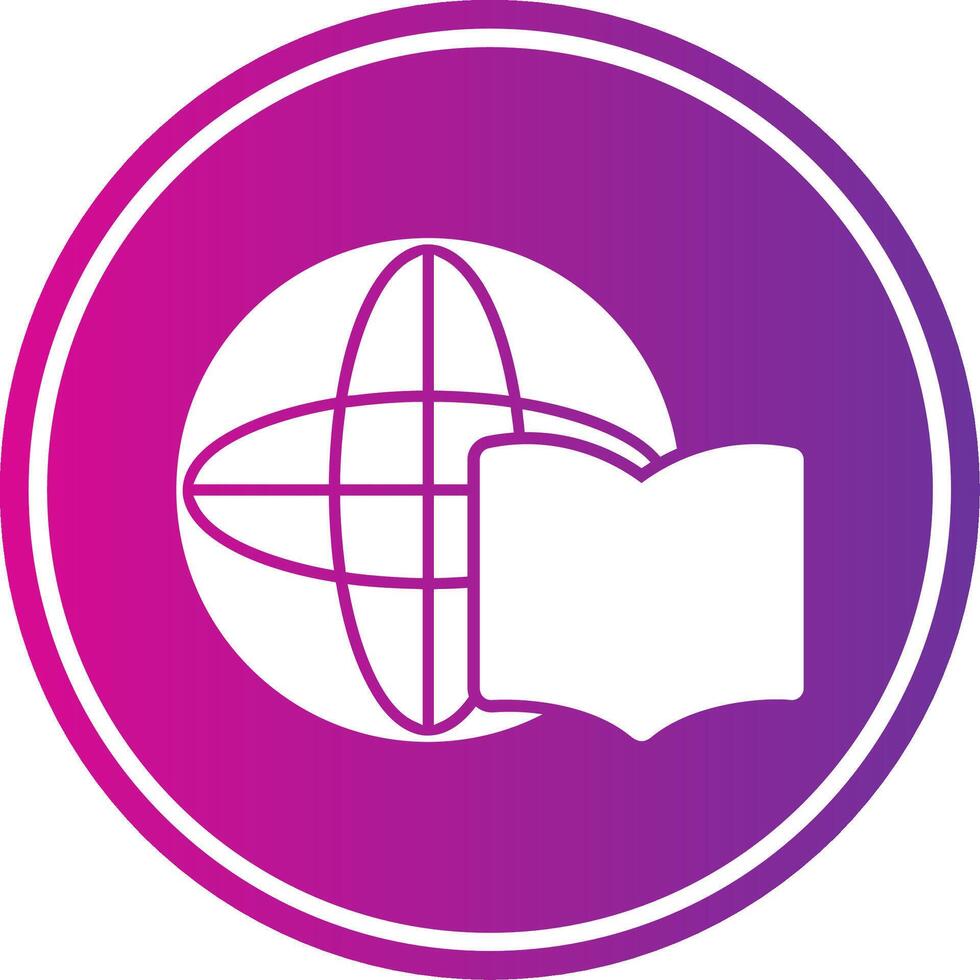 Distance Book Circle Gradient vector