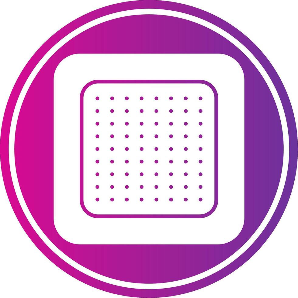 Nicotine Patch Glyph Gradient Circle vector