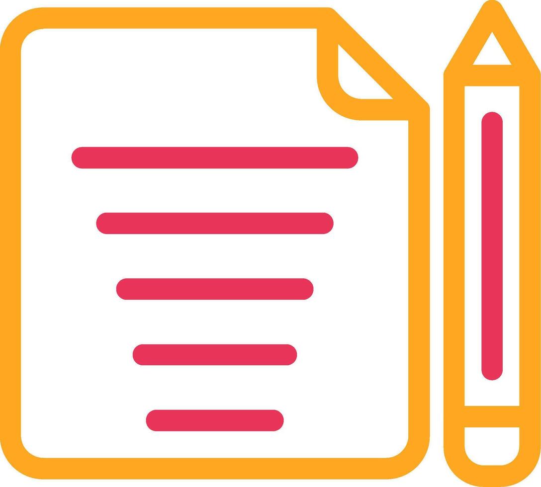 Note red and yellow design vector