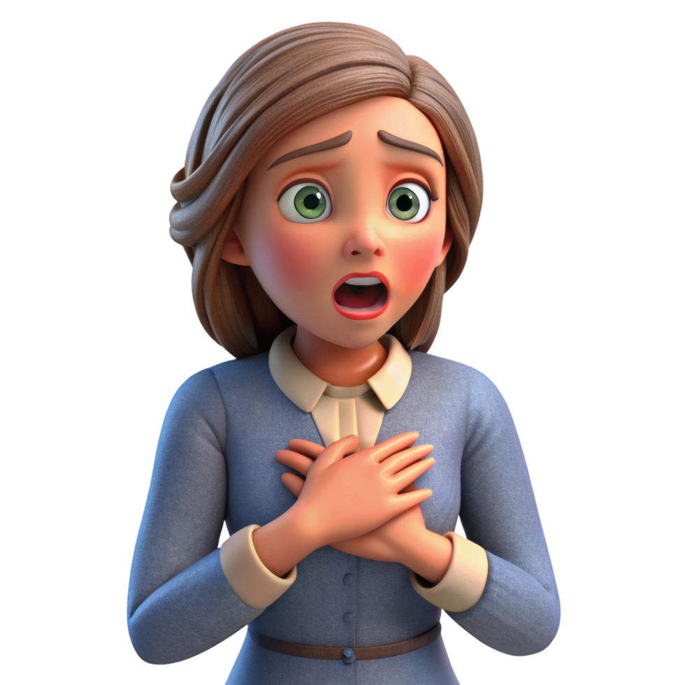 Chest Discomfort Isolated png