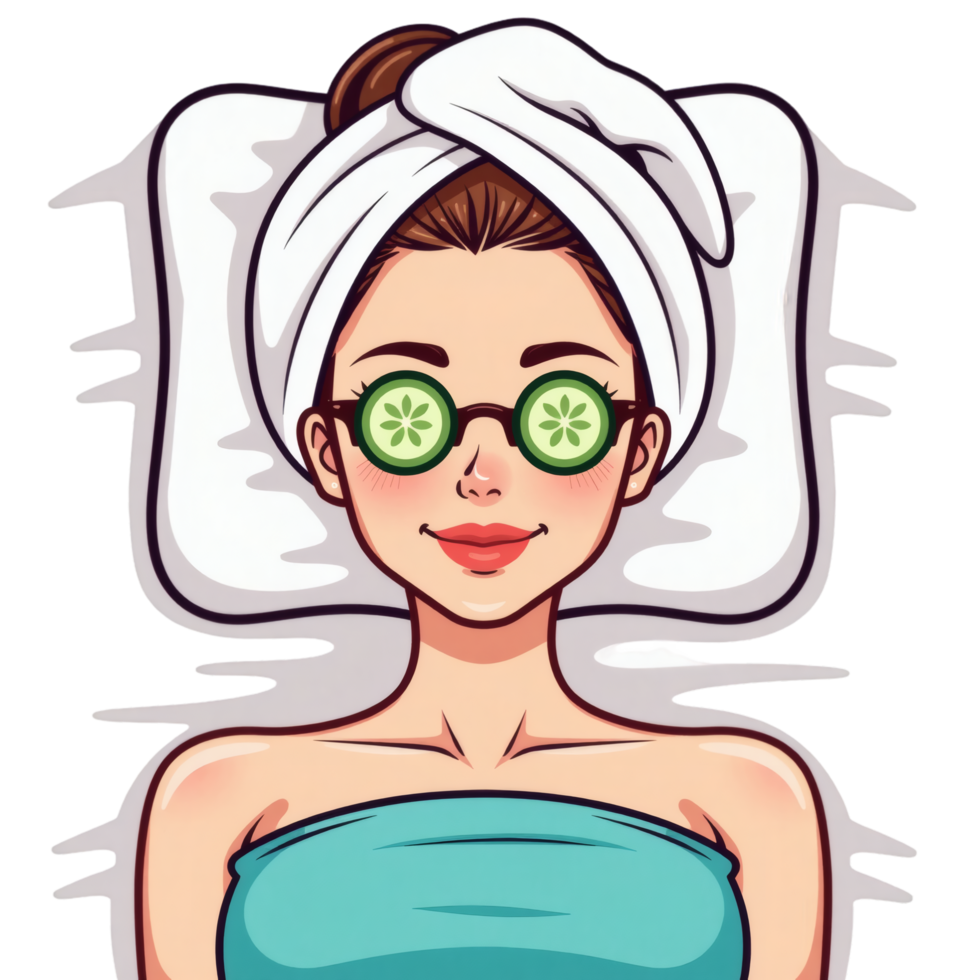 Female Self Care Clip Art png