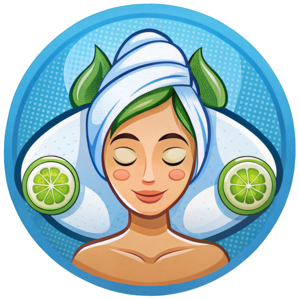 Resting Beauty Cartoon Style png