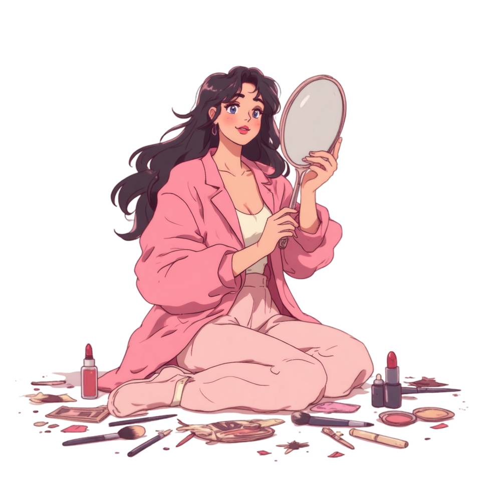 Beauty Accessories and Glam Girl Art png