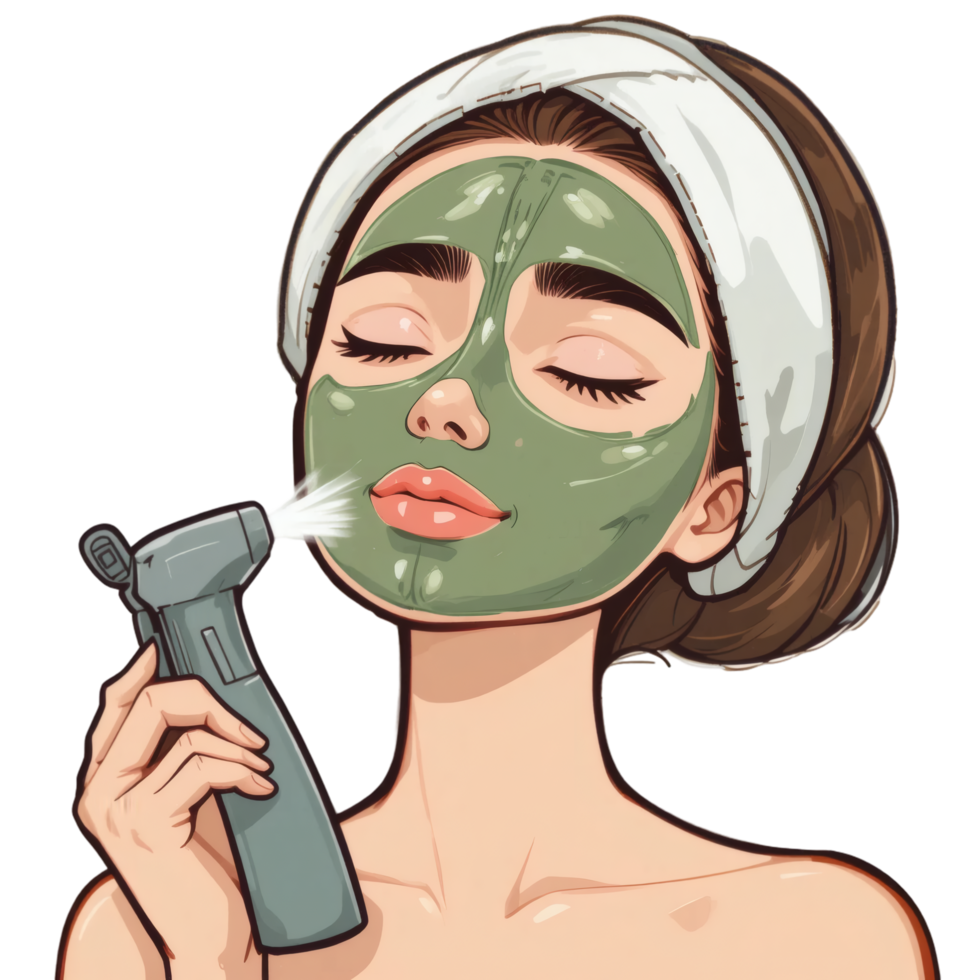 Skincare Ritual Relaxing Concept png
