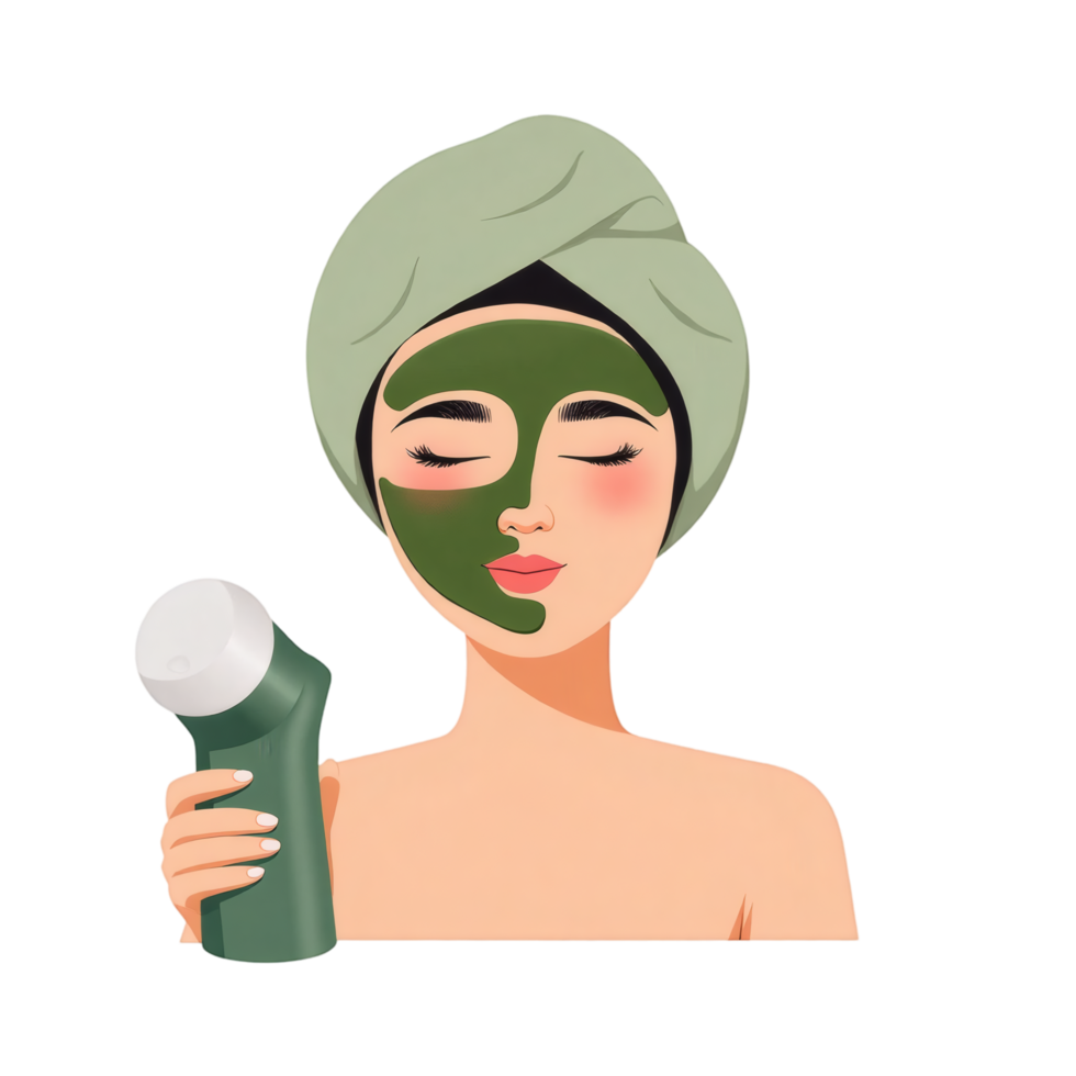 Clay Mask And Facial Steamer Art png