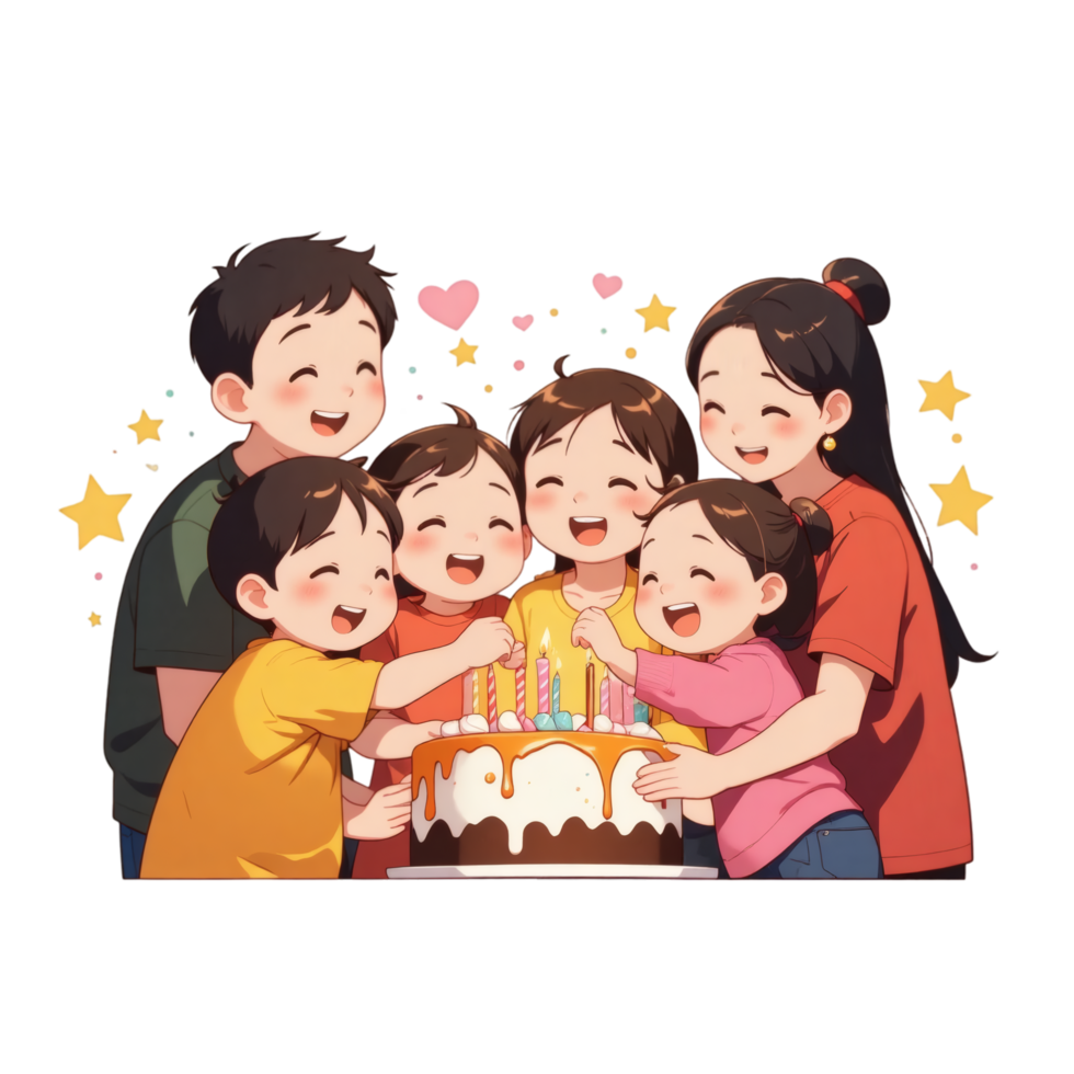 Birthday Love Shared By Family png