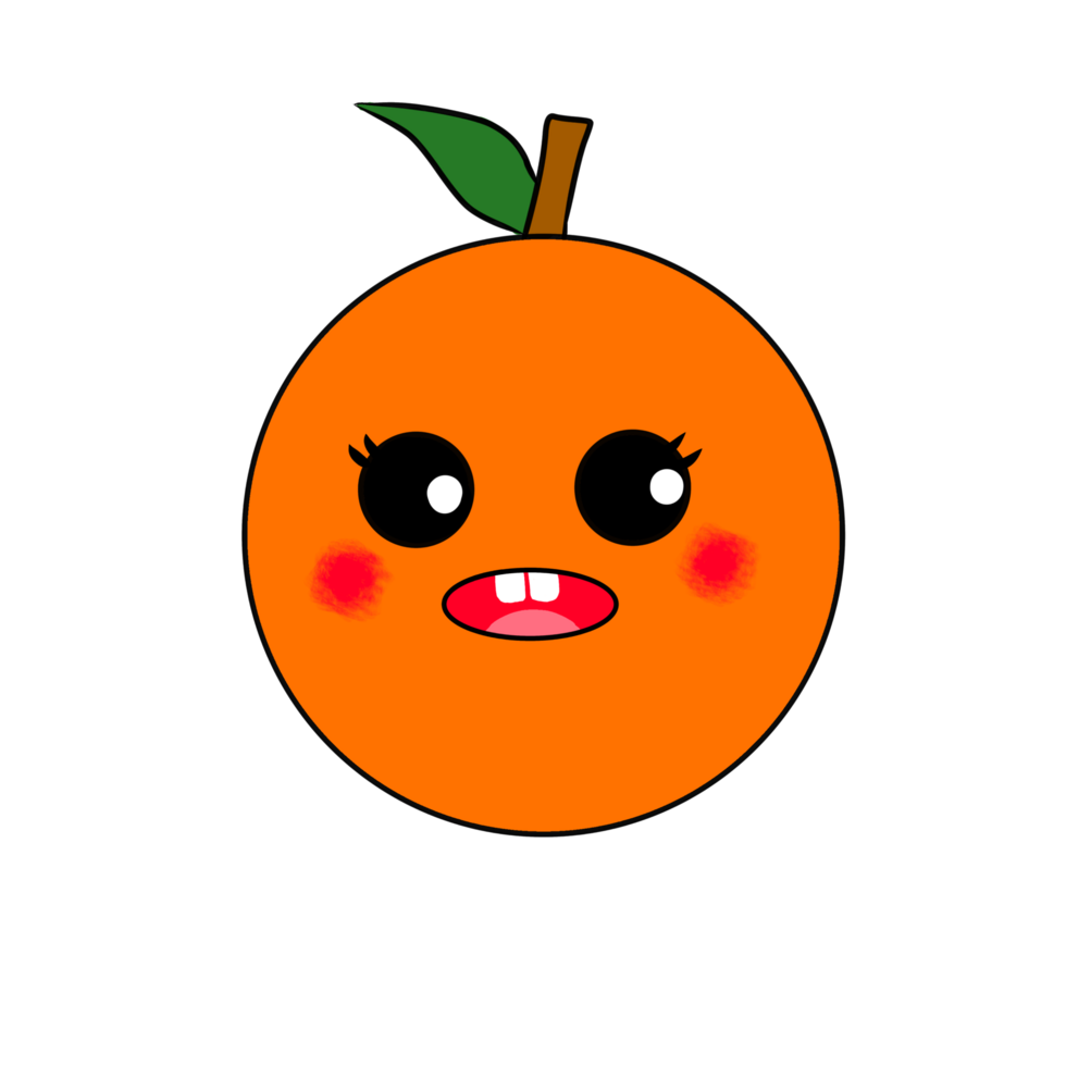 Funny Orange Cartoon png