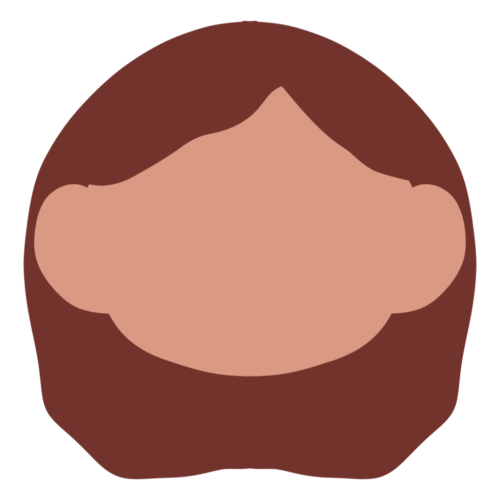 a woman's face in a circle icon png