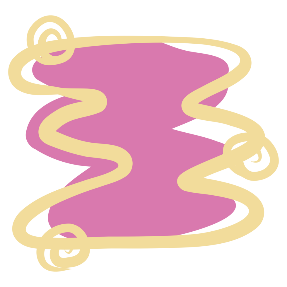 a pink shape swirl on a transparent background png
