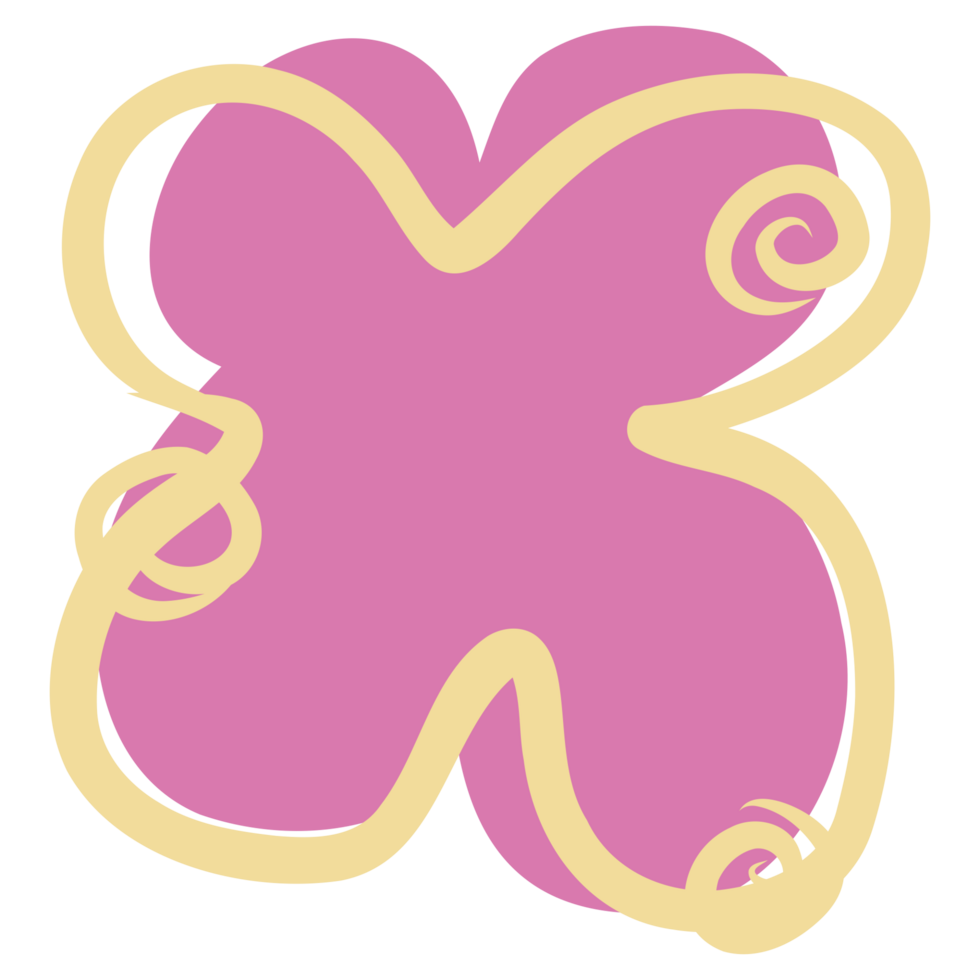 a pink and yellow butterfly with swirls png