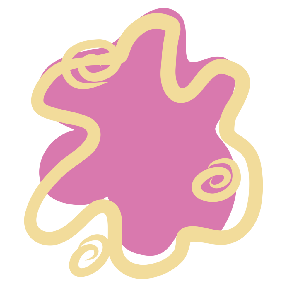 Abstract shape swirls png