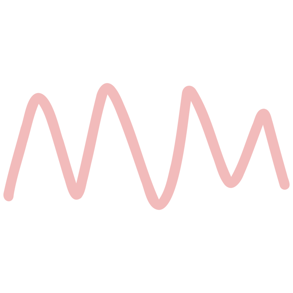 a pink wave icon on a transparent background png