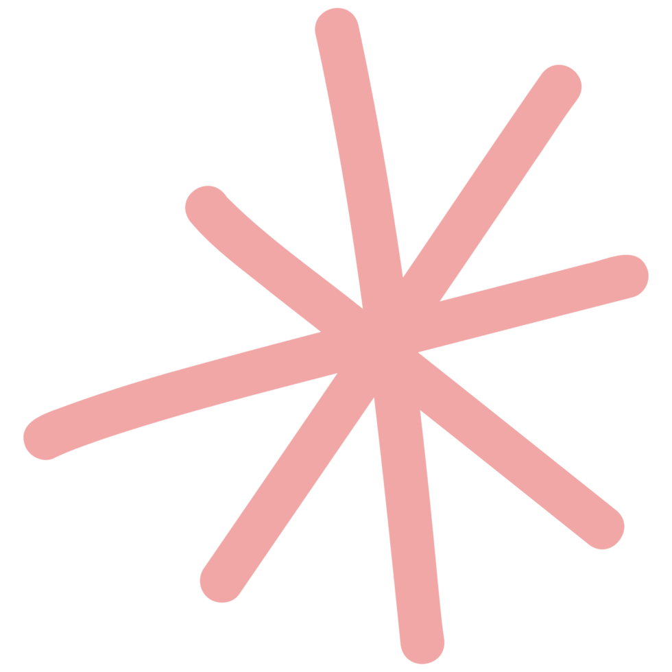 a pink starburst on a transparent background png