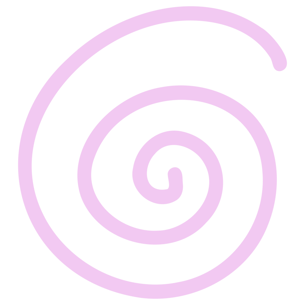 a pink spiral on a transparent background png