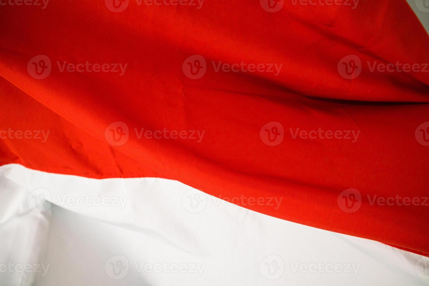 Wavy Red and White Fabric Texture Background, Perfect for Graphic Design and Presentations photo