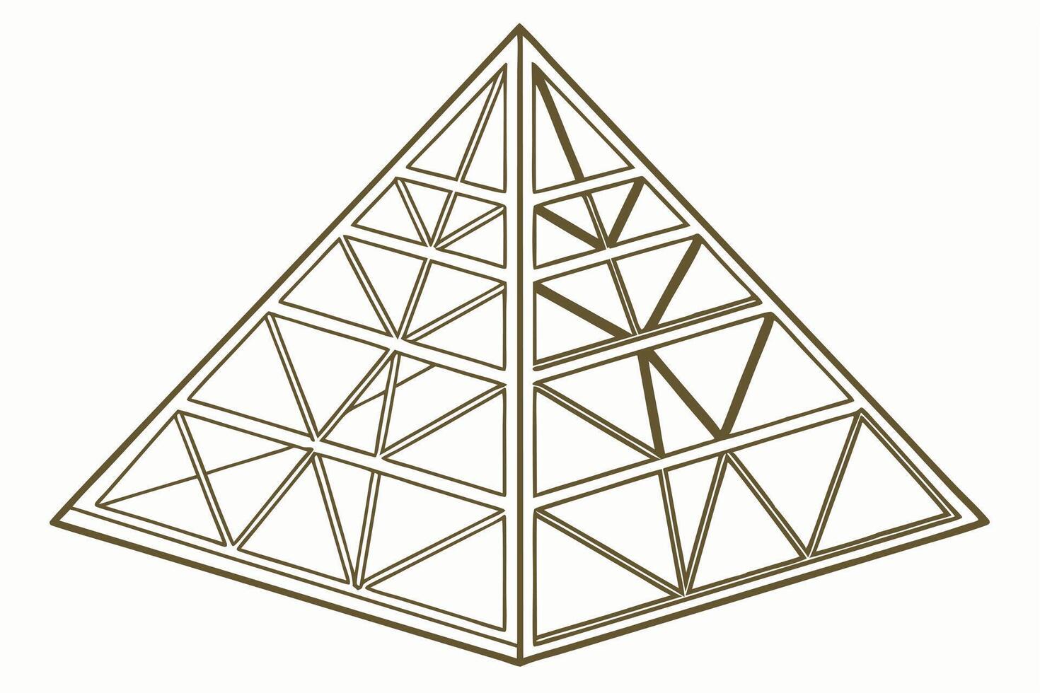 Geometric Structure Triangular Framework Design vector