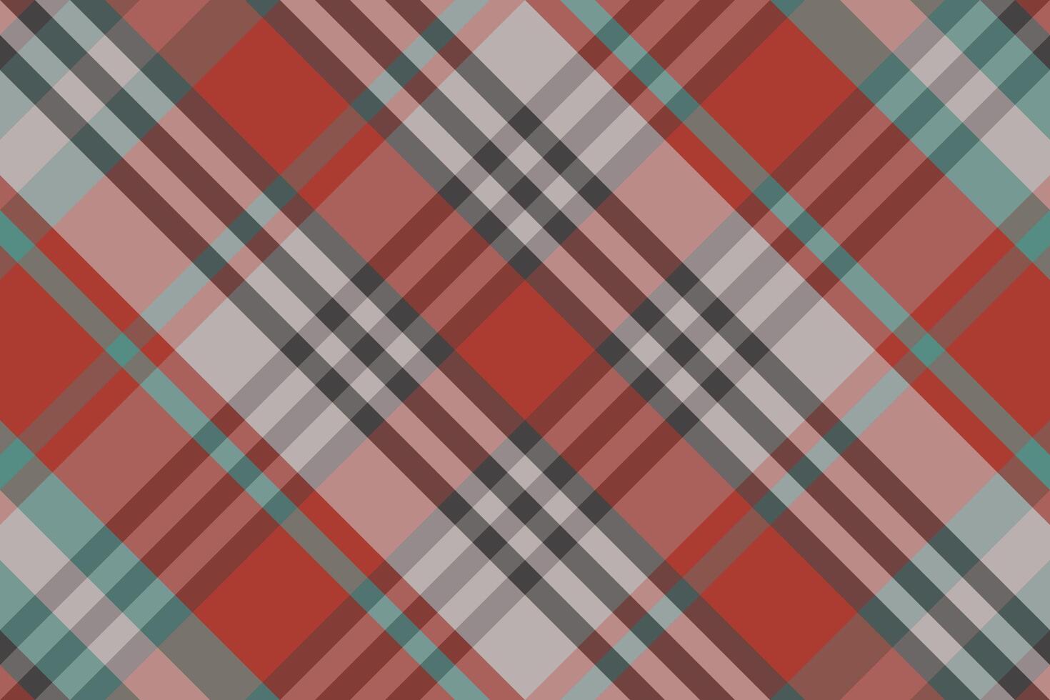 A red, green and blue plaid fabric pattern vector