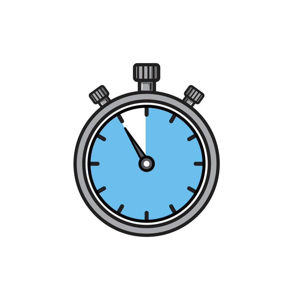 55 Minute Stopwatch Timer vector