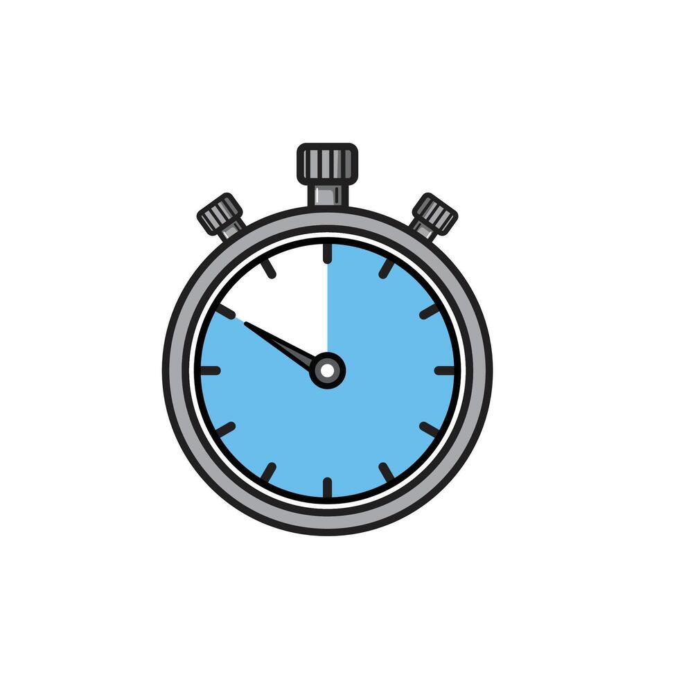50 Minute Stopwatch Timer vector