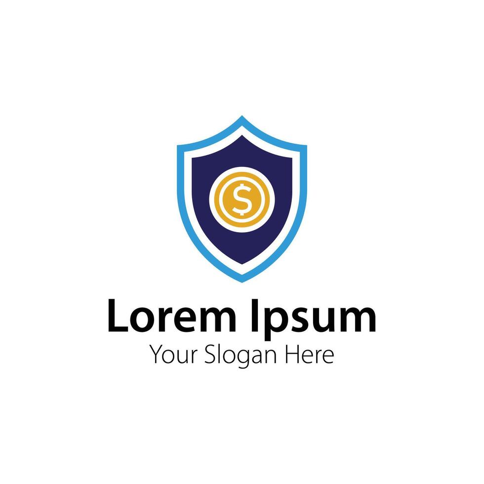 Security Badge and Finance Shield vector