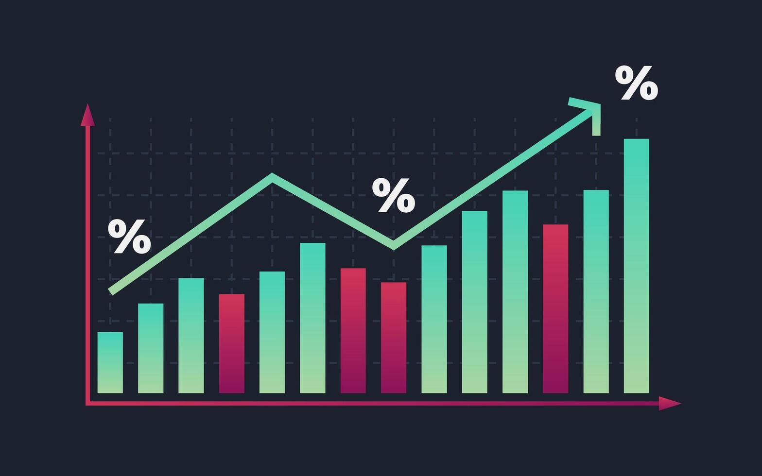 Infographics charts. Infographic Templates. Network management data vector