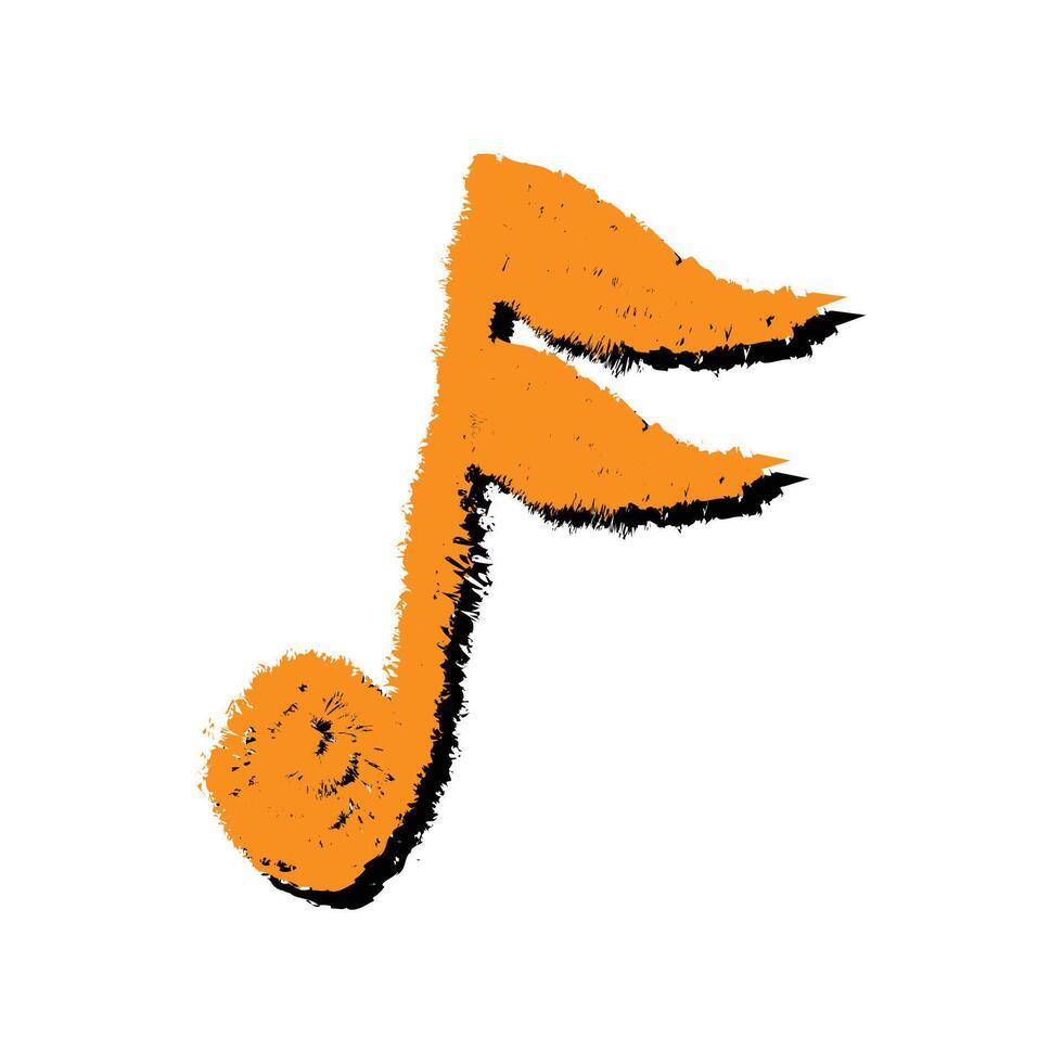 music note icon vector