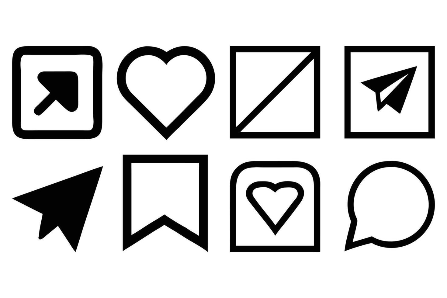 Parachuting icons set vector