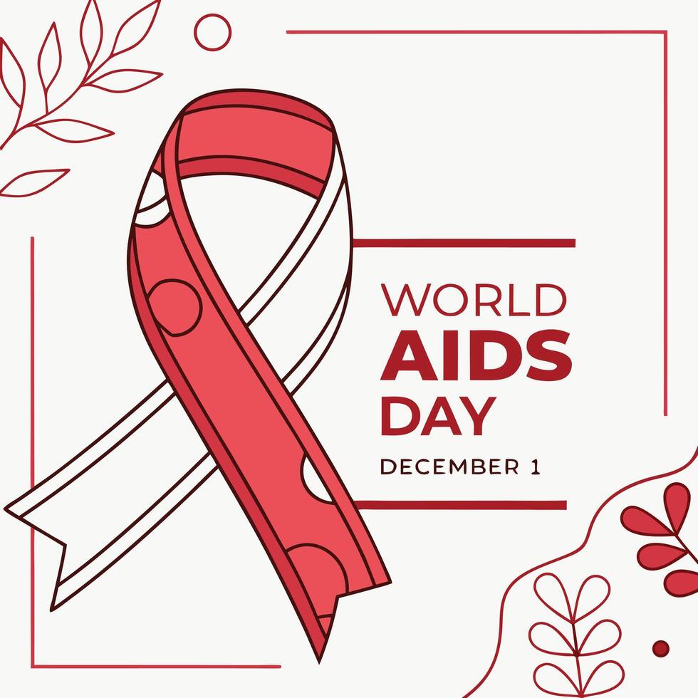 Raising Awareness Understanding and Preventing HIV ,AIDS Through Education and Support vector