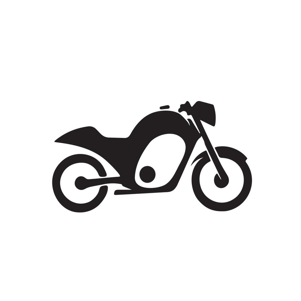 Motorcycle Icon for Automotive and Transport Project vector