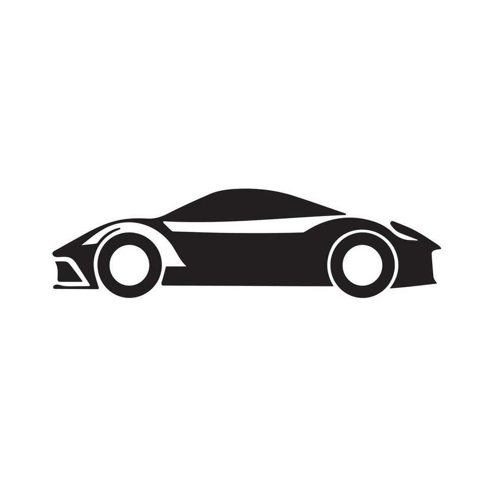 Sports Car Icon for Web and App Design vector