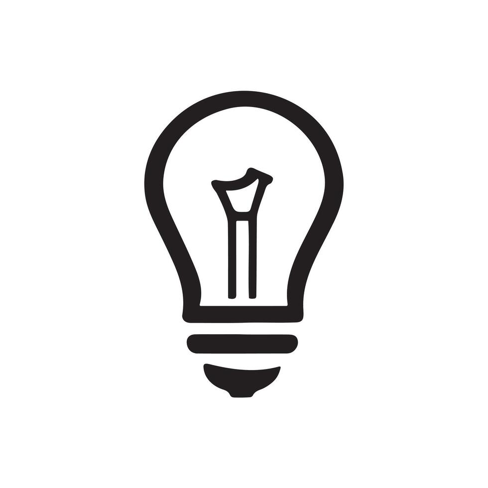 Creative Light Bulb Icon Ideas for Innovative Branding vector