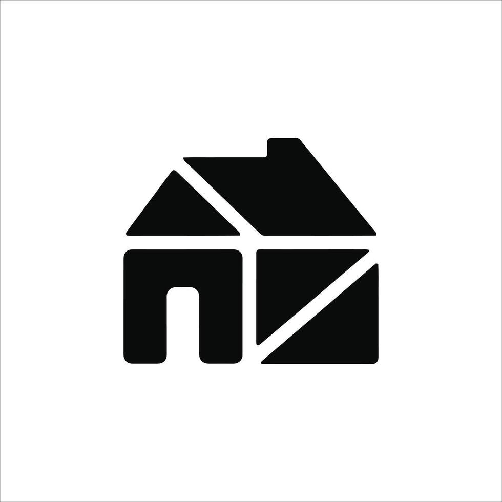 Elegant House Roof Logo Design for Property Management and Builders vector
